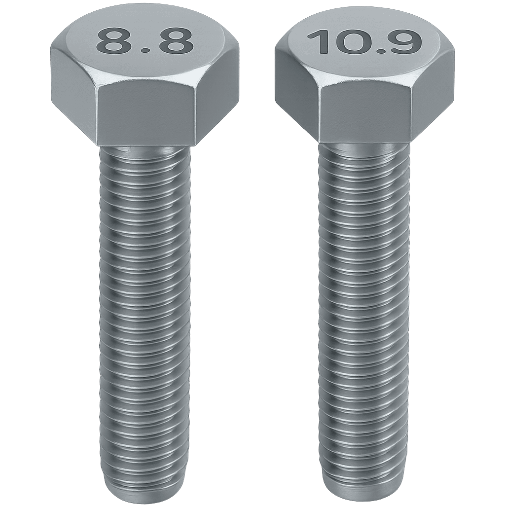 8.8 & 10.9 hex head bolts
