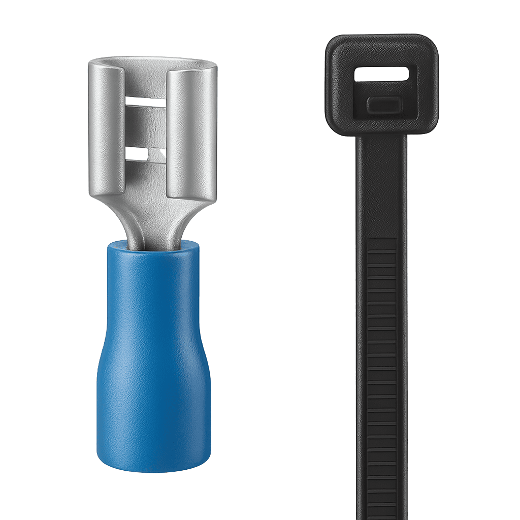 electrical connectors & zipties
