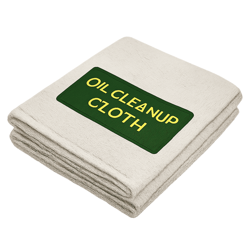 oil cleanup cloth